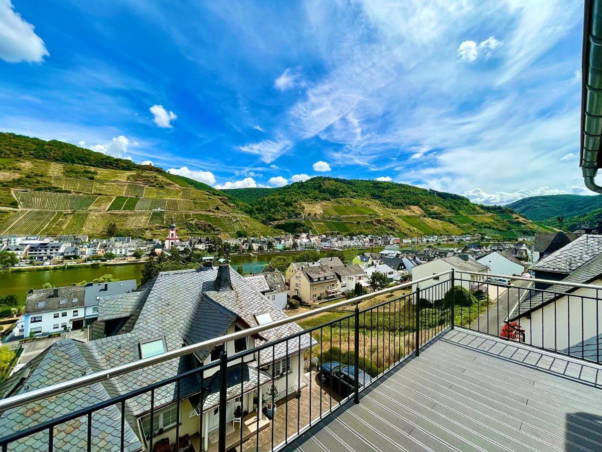 Sky Apartment, Blick Zur Mosel, Grosser Balkon, Kaffeemaschine, Smart Tv Zell an der Mosel Eksteriør bilde